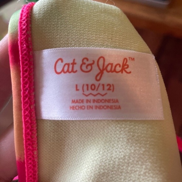 Cat And Jack Rainbow‎ Tie Dye Bathing Suit One Piece Size Large - Picture 7 of 7